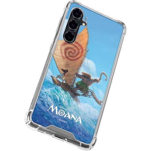 Disney Moana Movie Poster Galaxy S23 FE Clear Case